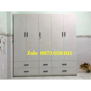 Tủ quần áo nhựa đài loan 5 cánh(205x48x180)