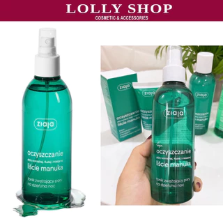 Nước hoa hồng xịt khoáng se khít lỗ chân lông làm sạch da kiềm dầu dưỡng ẩm Manuka Tree Face Toner ZIAJA 200ml