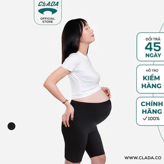 Quần Legging Đùi Cotton Mẹ Bầu Chống Nhăn Chống Bai Xù CLADA - QM001