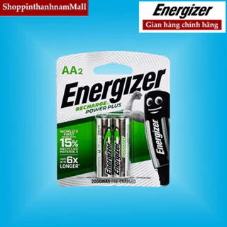 Pin Sạc AA Energizer 2000mAh Vỉ 2 Viên Chính Hãng