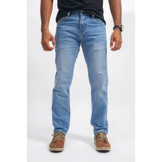 Quần jean nam xanh nhạt Quần bò nam đẹp vnxk Ống đứng cao cấp thời trang Jeans co dãn HAIAN JEAN