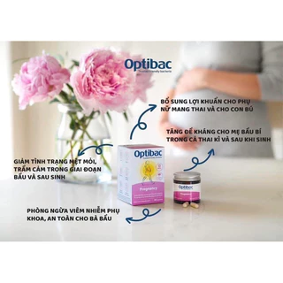 Optibac for Pregnancy (Optibac cho bà bầu và cho con bú) 30 viên