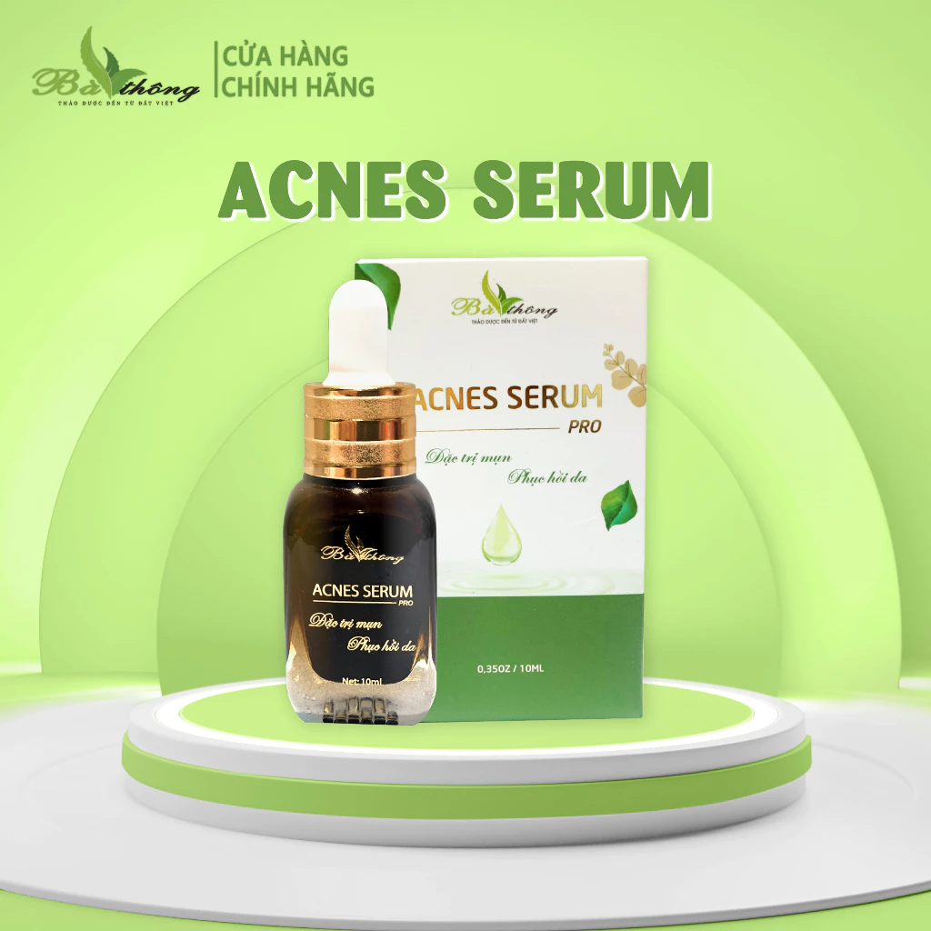 ACNES SERUM MỤN BÀ THÔNG  - Mụn bọc, mụn trứng cá, mụn đầu đen, mụn viêm, mụn mủ, mụn ẩn