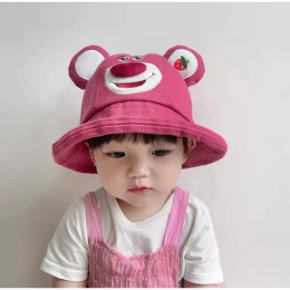 [ 5-10 TUỔI ] MŨ TAI BÈO GẤU DÂU CUTE CHO BÉ GÁI - MŨ VÀNH GẤU DÂU CHO TRẺ EM