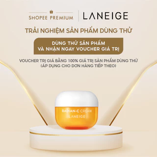 [HB Gift] Kem dưỡng trắng da làm mờ đốm nâu LANEIGE Radian-C Cream 10ML