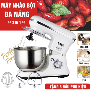 [BẢO HÀNH 12 THÁNG] Máy Nhào Bột Đa Năng Venko - Nhồi Bột Tự Động - Dung Tích 3L Trộn Bột, Đánh Trứng