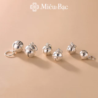 Chuông Bạc Ta MIÊU BẠC Phụ kiện Mix charm vào lắc tay, lắc chân, vòng cổ Charm Chuông kêu size 6mm 8mm Lục Lạc MK02-6