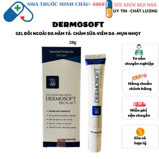 Tuýp bôi DERMOSOFT vi ê m da cơ địa,hăm tả,chàm ngứa ,côn trùng cắn,ngứa da đầu,mụn nhọt,rôm sẩy hăm da.