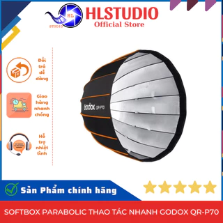 Softbox Parabolic Thao Tác Nhanh Godox QR-P70 HL Studio