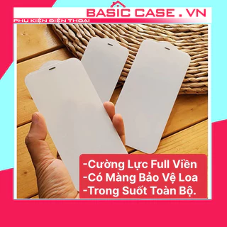 Kính cường lực iphone vô cực trong suốt có bảo vệ màng loa ip 7plus x xsmax 11 11promax 12 13 14 pro max promax [ Vô Cực