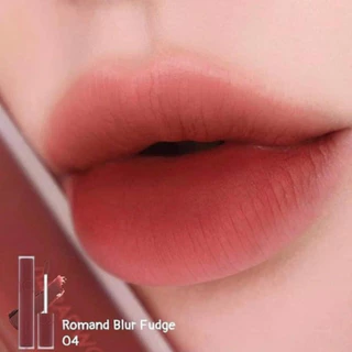 Son Romand Kem Lì Vỏ Vuông Blur Fudge Tint Màu 04 Radwood Nâu Gỗ Trầm Ấm 5g [CHÍNH HÃNG CHECK HIDDENTAG]