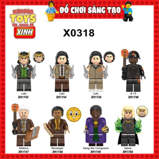 Xếp hình Minifigure Marvel Nhân vật trong Series phim LOKI - Đồ Chơi Lắp Ghép Sáng Tạo - XINH X0318