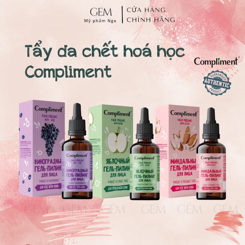 Tẩy Da Chết Hoá Học Peel Da Compliment Face Peeling 27ml