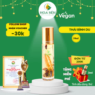 Tinh dầu thảo dược Thái Bình Du Hoa Nén - Thư giãn, giảm stress, tốt cho sức khỏe - 10ml