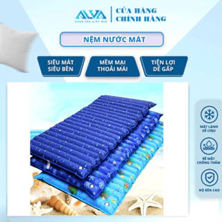 [GIAO NGAY] Nệm Nước Mát 85x75cm khoang nước gợn sóng tạo rãnh thoáng khí, êm, mát lạnh, kthc thùng 20x27x38cm