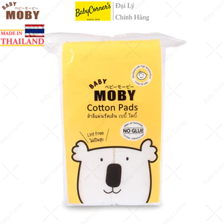 Bông Miếng Moby Cỡ Nhỏ Cotton Pads Gói 100 Miếng Cho Bé