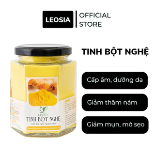 Bột Nghệ đắp mặt nạ hữu cơ Leosia nguyên chất 140G | 100% Organic