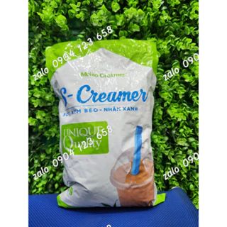 Bột Kem Béo S-Creamer Gói 1kg (Nhãn Xanh)-Bột Sữa,Bột Béo-Pha Trà Sữa, Làm Bánh, Kẹo Nougat