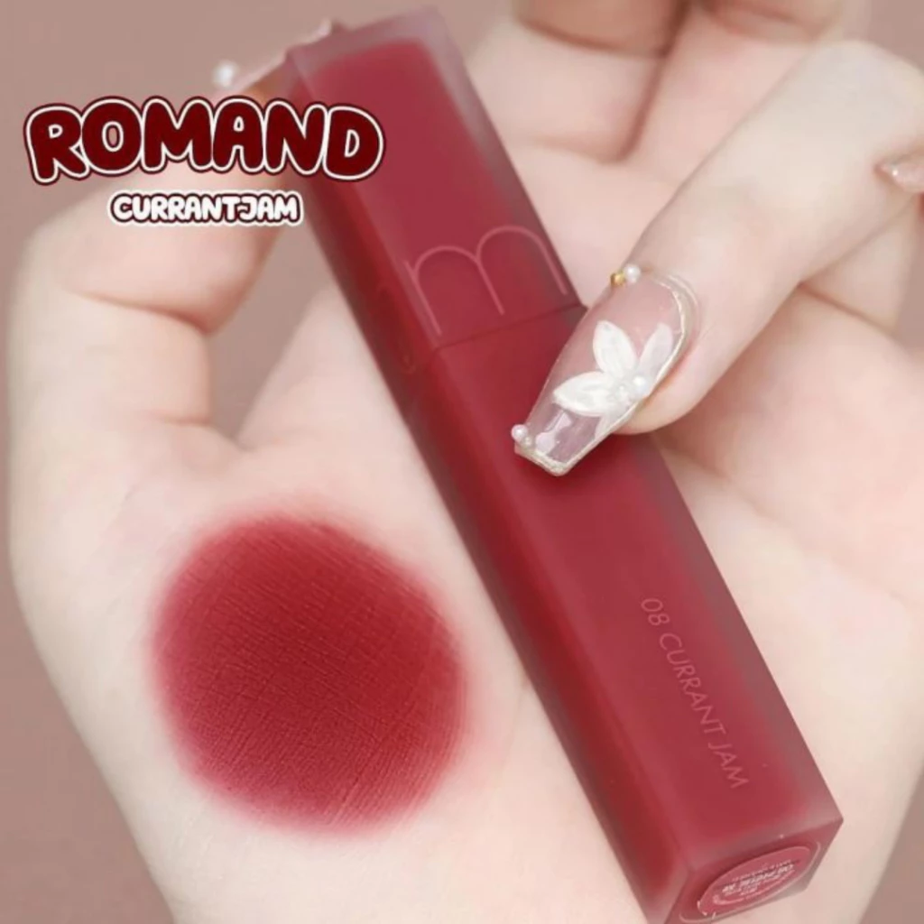 Son Romand Kem Lì Vỏ Vuông Blur Fudge Tint Màu 08 Currant Jam Đỏ Cổ Điển 5g [CHÍNH HÃNG CHECK HIDDENTAG]