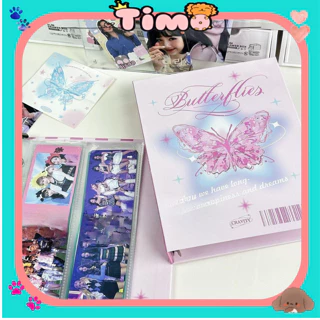 Album Rỗng Sổ Đựng Card Binder Thần Tượng Kpop Butterfly Timo VPBL15