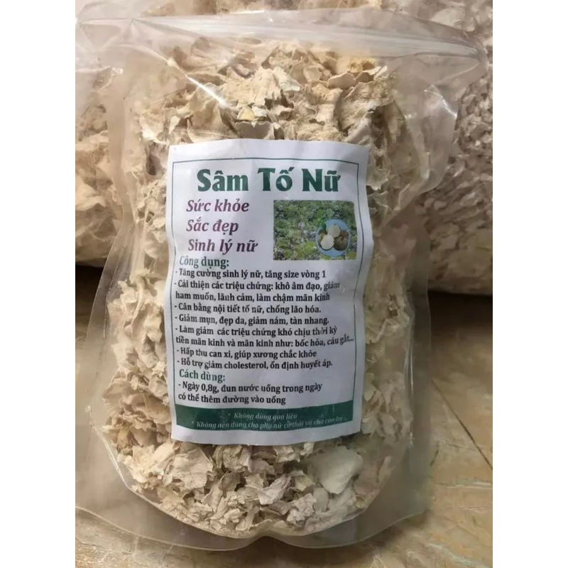 1 Kg Sâm tố nữ thái lát nguyên chất ,cực tốt cho phụ nữ, cải thiện thanh xuân,tăng vòng1,giảm khô hạn