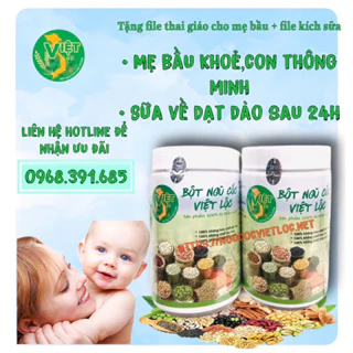 Ngũ Cốc Lợi Sữa Việt Lộc loại 26 hạt  - Ngũ Cốc Bầu,Ngũ Cốc Dinh Dưỡng Việt Lộc