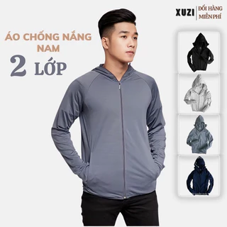 Áo khoác chống nắng nam 2 lớp