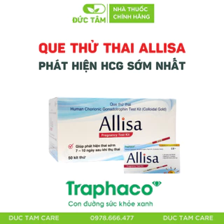 Que Thử Thai Allisa Pregnancy Test Kit- Thử Thai Phát Hiện Sớm HCG - ĐỨC TÂM CARE [CHÍNH HÃNG]