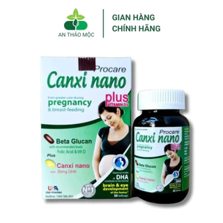 PROCARE CANXI NANO Plus bổ sung canxi và vitamin cho phụ nữ chuẩn bị mang thai và cho con bú