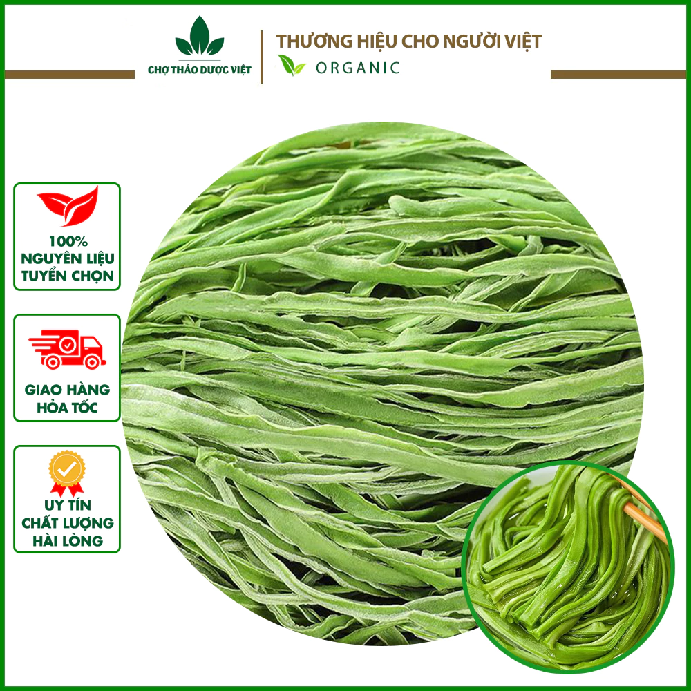 Rau tiến vua 500g ( Rau cung đình sấy khô, hàng loại 1, giòn ngon, xanh mướt) - Chợ Thảo Dược Việt