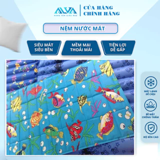 Nệm nước em bé, nệm lót nôi BABY ALVA, SIZE 50x90cm cấu trúc ô nước 3x4cm, dày 3mm mềm mỏng, êm ái, an toàn cho bé.