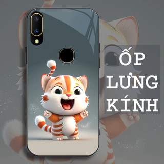 Ốp Lưng VIVO V9, V9 YOUTH, Y85, V11i Mặt kính cường lực, cao cấp Họa tiết 12 CON GIÁP NGỘ NGHĨNH