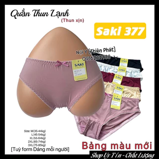 Combo 5 quần lót nữ Saki thun lạnh cao cấp mỏng nhẹ mát mẻ siêu bềnh 377