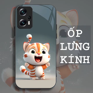 Ốp Lưng XIAOMI REDMI NOTE 11T PRO, 11T PRO+, POCO X4 GT Mặt kính cường lực, cao cấp Họa tiết 12 CON GIÁP NGỘ NGHĨNH