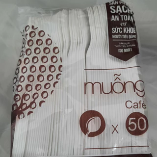 Sỉ 1 Thùng 5000 cái Muỗng nhựa mini yaourt bánh kem cafe nóng rau câu 12.5cm lynhuaanphu