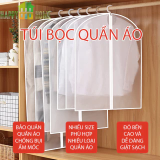 Túi Bọc Quần Áo Treo Tủ Chống Bụi, Túi Bọc Trùm Quần Áo Loại Dày, Có Khóa, Chống Thấm - Sắp Xếp Tủ Quần Áo