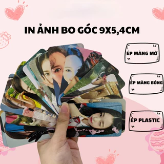 ⚡️RẺ NHẤT SHOPEE⚡️Ảnh mô phỏng card bo góc size 9x5,4cm ép lụa, ép plastic in theo yêu cầu