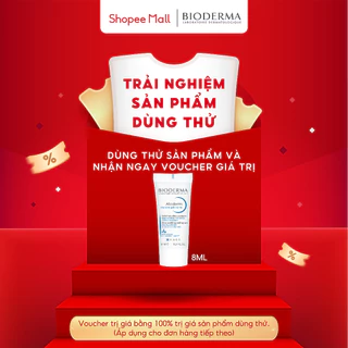 [HB Gift] Kem gel dưỡng ẩm và làm dịu dạng gel cho da khô , da rất khô Bioderma Atoderm Intensive gel-crème 8ml