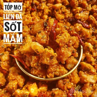 Top Mỡ Chiên Giòn Sốt Mắm Hành siêu giòn siêu ngon 230g MTFood