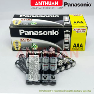 Hộp 60 Viên Pin AAA Panasonic Đũa Đen NEO R03NT-2S 3A chất lượng cao.