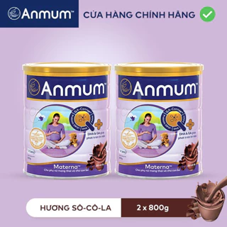 Sữa Bột Anmum Materna Hương Chocolate/ Vani 400_800g _Subaby