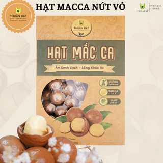 Hạt macca nứt vỏ Lâm Đồng 500g TDFARM size 23-26 - tốt cho sức khỏe bà bầu - giảm cân healthy eatclean