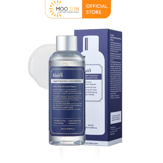 Nước Hoa Hồng Không Mùi Dưỡng Ẩm Da Và Làm Mềm Da Dear Klairs Supple Preparation Unscented Toner 180ml