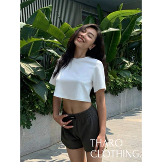 Áo Thun Tay Ngắn Basic, Dáng Croptop - Tharo Clothing [AO00133]