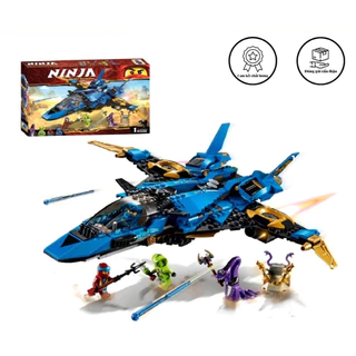 Xếp Hình Nin Ja Go 2083 beola 11162 lpin70668 Jay's Storm Fighter 490 Mảnh