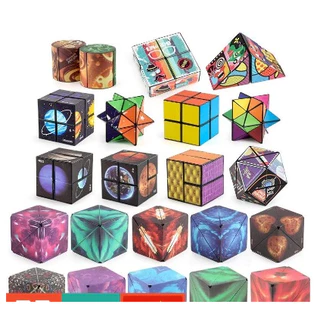 Đồ Chơi Khối Rubik 3D Biến Hình Đa Dạng, Rubik Đồ Chơi Khối Lập Phương 3D Có Nam Châm Từ Tính Thay Đổi Hình Dạng