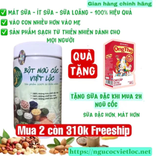 Ngũ cốc việt lộc, Bầu - Lợi sữa sau sinh - người già và trẻ em - hỗ trợ tăng, giảm cân an toàn