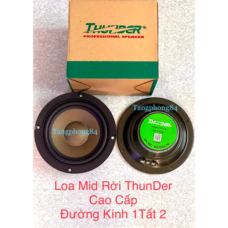 Loa Mid rời ThunDer cao cấp giá 2 bán cái 280k - đường kính 1 tấc 2