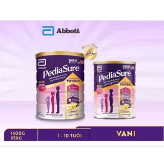 Sữa PediaSure 1,6Kg/850g Mẫu Mới Ít Ngọt( Date Mới)