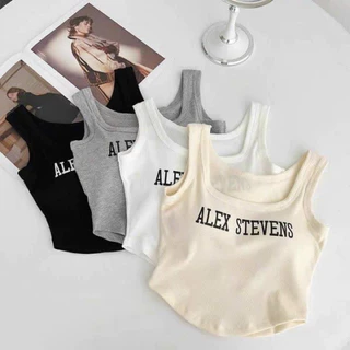 Áo bra croptop kèm mút ngực chất thun cotton siêu xinh